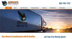 Desktop Screenshot of absolutemovingandstorage.com